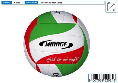 PALLONE CUOIO VOLLEY ITALIA MIRAGE