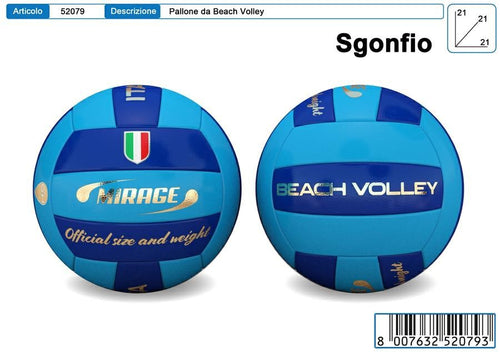 PALLONE CUOIO VOLLEY ITALIA BLU