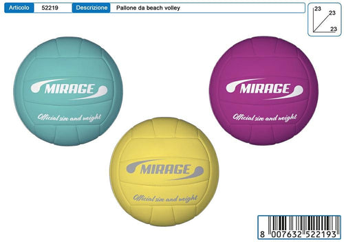 PALLONE CUOIO VOLLEY BUBBLE GUM 3 ASS