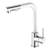 Miscelatore lavello idro bric scarub1091bi phoenix cromo e bianco