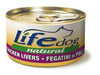 Life Pet Care Dog Natural Scatoletta Fegatini di Pollo per Cani 90gr