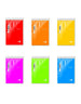 Blocco notes quadri 5mm A6 formato 10x15 vari colori