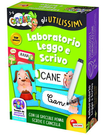 CAROTINA LABORATORIO LEGGO E SCRIVO