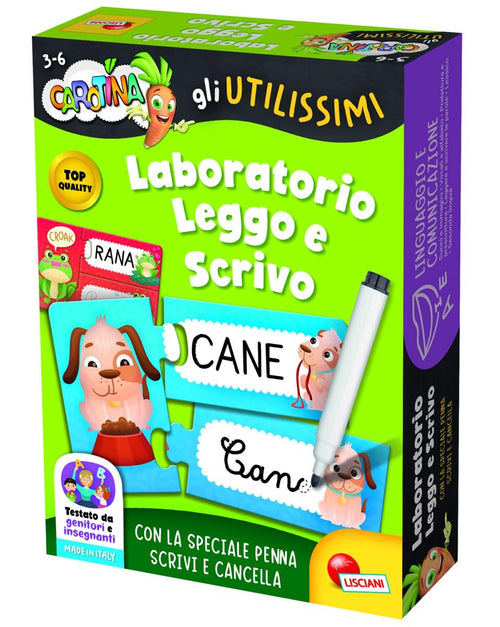 CAROTINA LABORATORIO LEGGO E SCRIVO