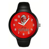 Orologio lowell mn480kr2 milan black e red