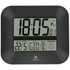 Orologio da parete justaminute digitale con datario e meteo nero 27 x 24 cm jd 9906 - JD9906