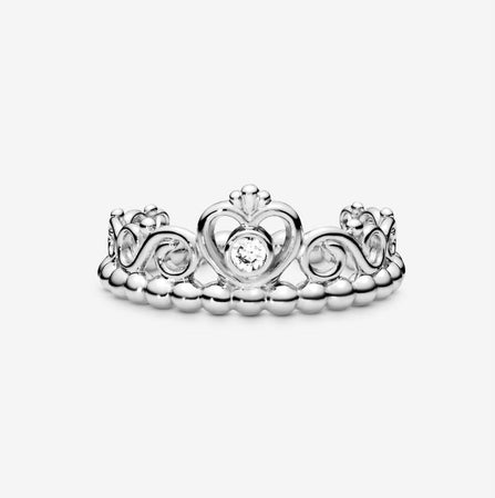 Pandora anello corona tiara principessa