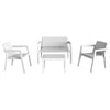 Set esterno toomax z0593raa00800 riviera 593 bianco