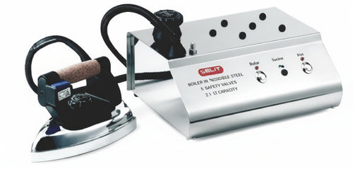 Lelit ps25 ferro da stiro a caldaia 800 w 2,5 l acciaio inossidabile nero, acciaio inossidabile