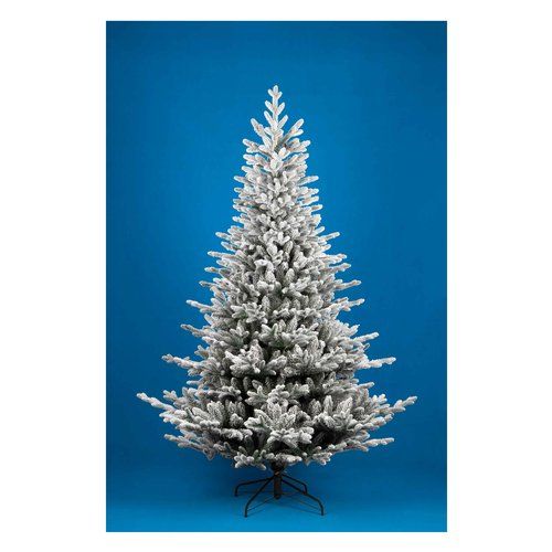 Albero di natale d. 1,37 x h. 2,1 m san vito verde innevato - 8009534015537