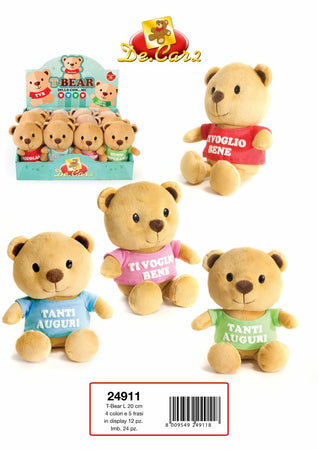 DISPLAY PELUCHE ORSETTI C/MAGLIA CM.20
