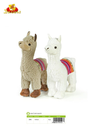 PELUCHE LAMA CM.35 2 ASS