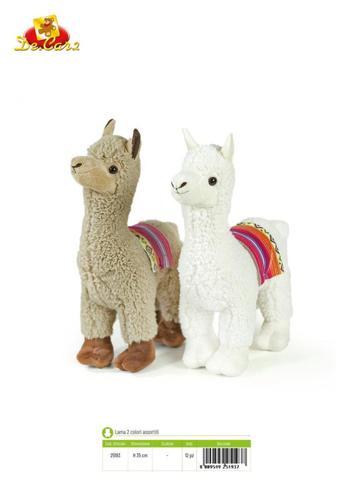PELUCHE LAMA CM.35 2 ASS