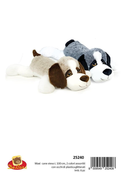 PELUCHE CANE STESO CM.100