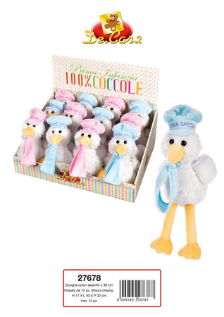 DISPLAY CICOGNA CM.30 ROSA/AZZURRA