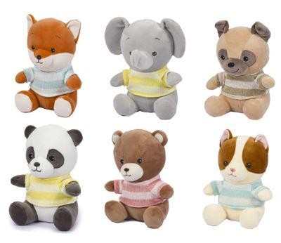 PELUCHE ANIMALI C/MAGLIA CM.22
