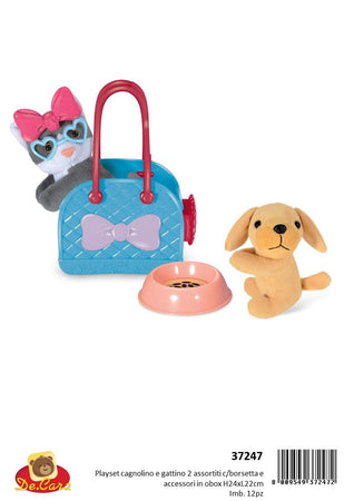 BORSA ANIMALI CANE E GATTO C/ACC