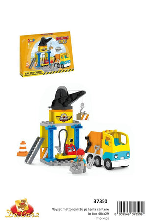 SCATOLA COSTRUZIONI BRIC BLOC CANTIERE GRANDE
