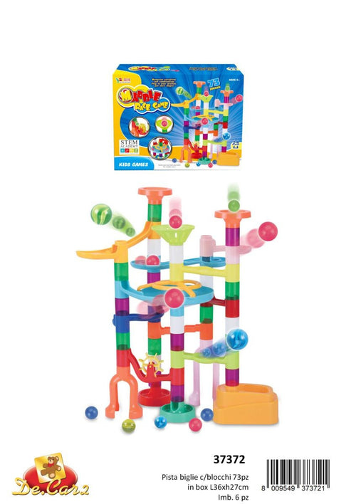 SCATOLA COSTRUZIONI PISTA BIGLIE BRIC BLOC