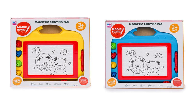 LAVAGNA MAGNETICA CON TIMBRI