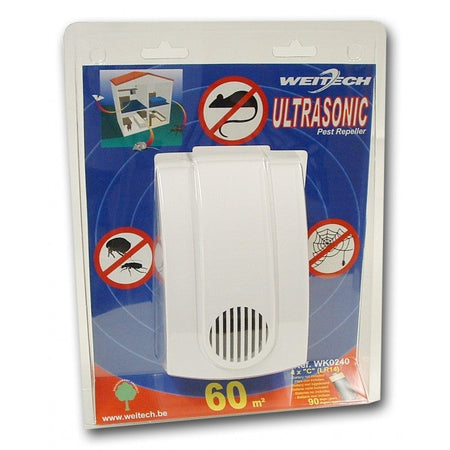 Repellente ultrasuoni per topi, ratti, scarafaggi, ragni ed insetti striscianti 60 mtq