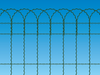 Rete Ornamentale per aiuole in metallo, maglia rettangolare 150 x 85 mm 25 mt