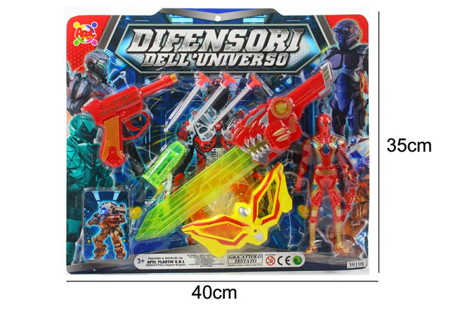 Blister Personaggio con Pistola e Spada