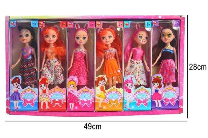 Bambola Animal 6 Assortimenti