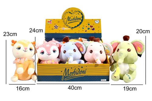 Animali Peluche 6 Assortimenti 25cm