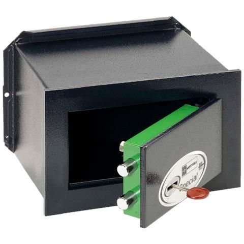 Mottura cassaforte a murare special chiusura con chiave, dimensioni esterne cornice l 265 mm - h 170 mm - p 200 mm - 116312