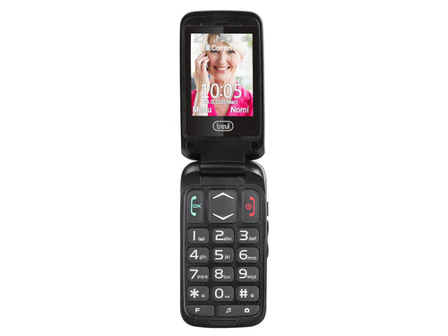 Trevi telefono cellulare con apertura a conchiglia flex 50 c nero - FLEX50C BLK