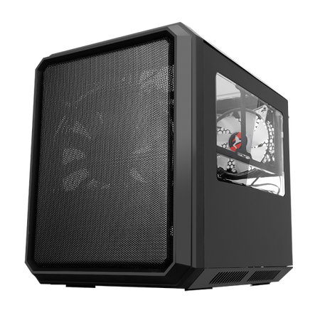 Case QBO 8 EVO - Micro ATX- USB3- 200+120mm ARGB fan- Card Reader- 3x Trasp Window