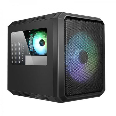 Case QBO 8 EVO - Micro ATX- USB3- 200+120mm ARGB fan- Card Reader- 3x Trasp Window