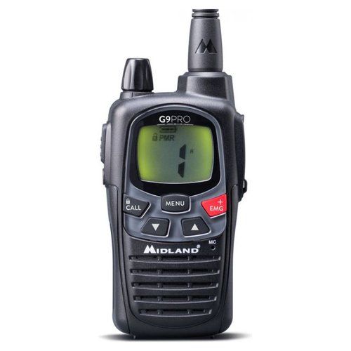 Midland g9 pro ricetrasmittente 101 canali 446.00625 - 446.19375 mhz nero - C1385