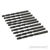 Punte metriche trapano Jobber HSS-R 10 pezzi acciaio temperato Silverline silverline