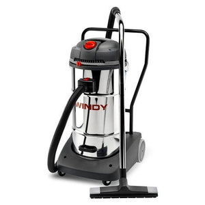Bidone aspiratutto lavor wash 8 240 0001 windy 365 ir inox e nero inox