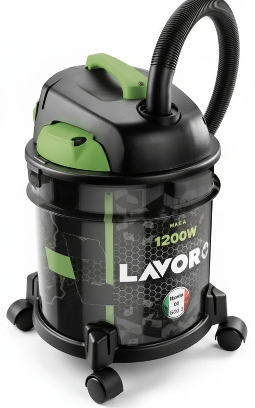 Lavor bidone aspiratutto rudy 1200s potenza max 1200 watt - 82430031