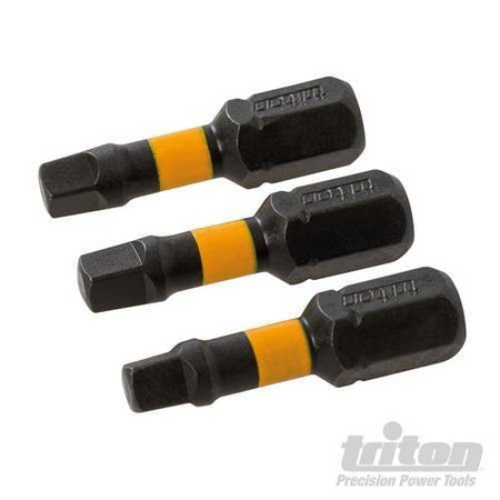 3 pz Punte inserti S2 ad impatto a taglio per cacciavite avvitatori in acciaio Triton