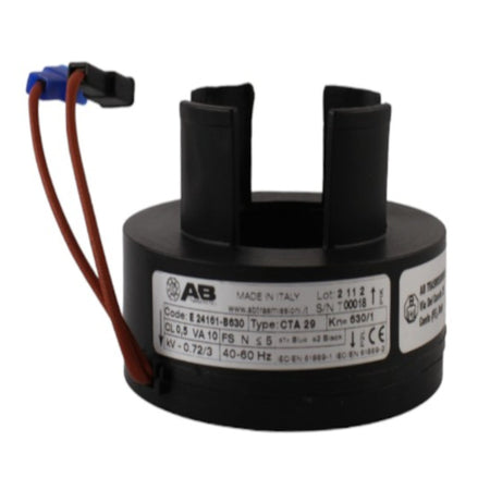 Trasformatore amperometrico ad anello 630/1A 10VA AB trasmissioni