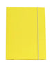 Cartellina 3 lembi con elastico gialla