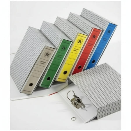 Cf12registratori prot 8cm rosso - 0201101R