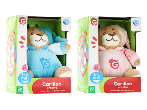 Orsetto Carillon 18,5cm 2 Colori