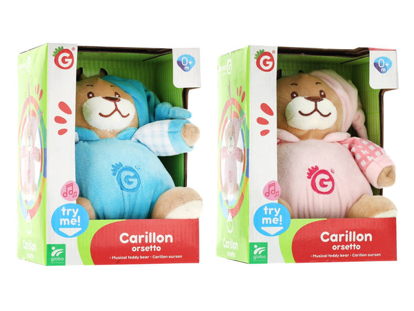 Orsetto Carillon 18,5cm 2 Colori