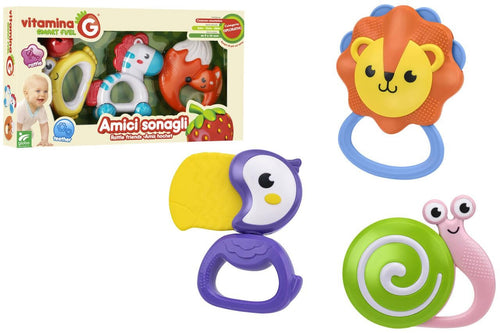 3 SONAGLI ANIMALI 2 ASS