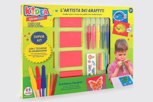 ARTISTA DEI GRAFFITI CON COLORI