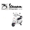 Moto elettrica globo 39985 spidko vespa gts super sport 12v bianco