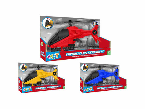 Elicottero Forze dell'ordine 25cm 3 Colori assortiti