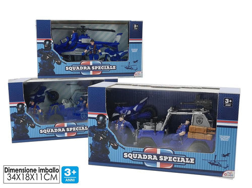 MEZZI SQUADRE SPECIALI POLICE 3 ASS