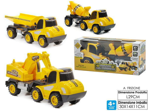 MEZZI LAVORO I GIGANTI DELLE LEGO 3 ASS