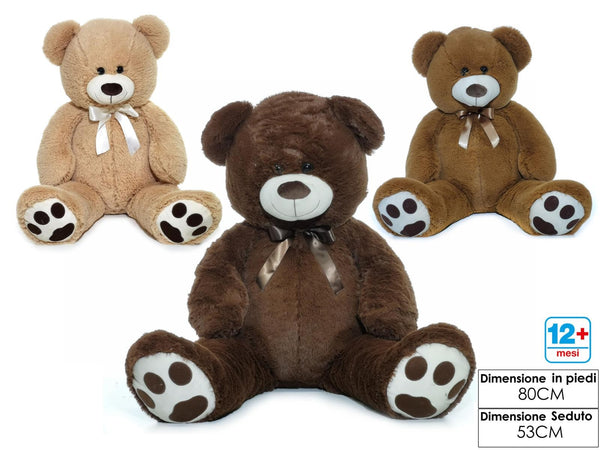 PELUCHE ORSO CM.80 3 ASS